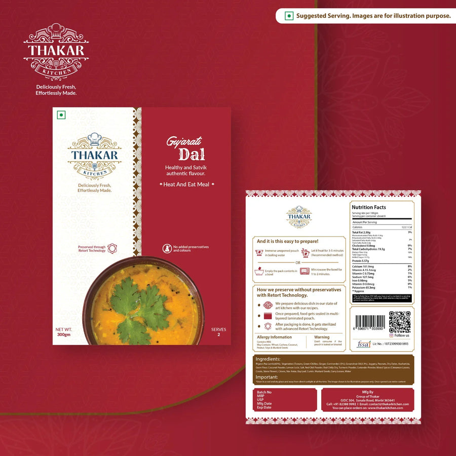 Gujarati Dal, ready-to-eat Gujarati dish by Thakar Kitchen (4 of 4)