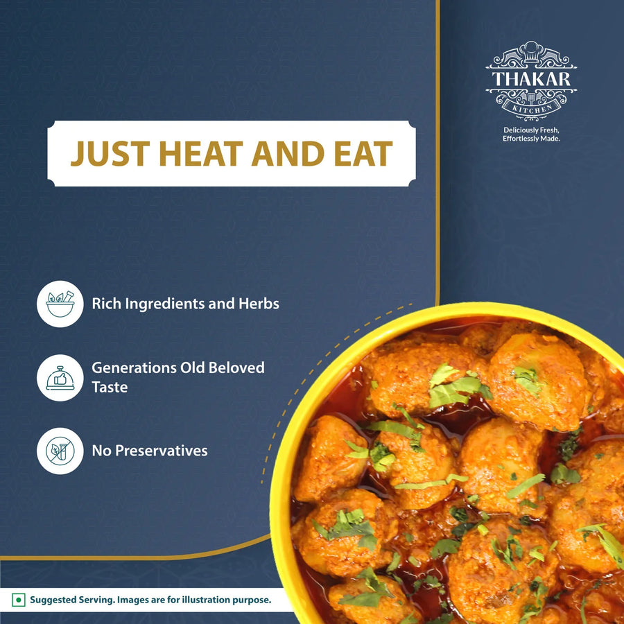 Bharela Bateka, ready-to-eat Gujarati dish by Thakar Kitchen (2 of 4)