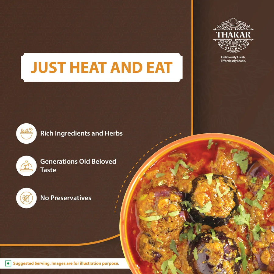 Bharela Ringana, ready-to-eat Gujarati dish by Thakar Kitchen (2 of 4)