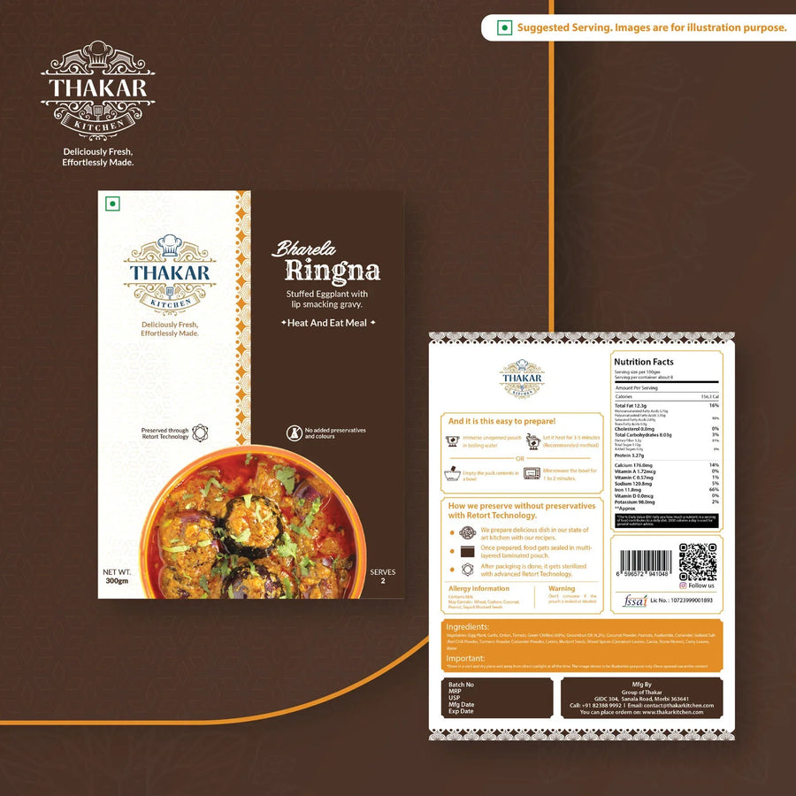 Bharela Ringana, ready-to-eat Gujarati dish by Thakar Kitchen (4 of 4)