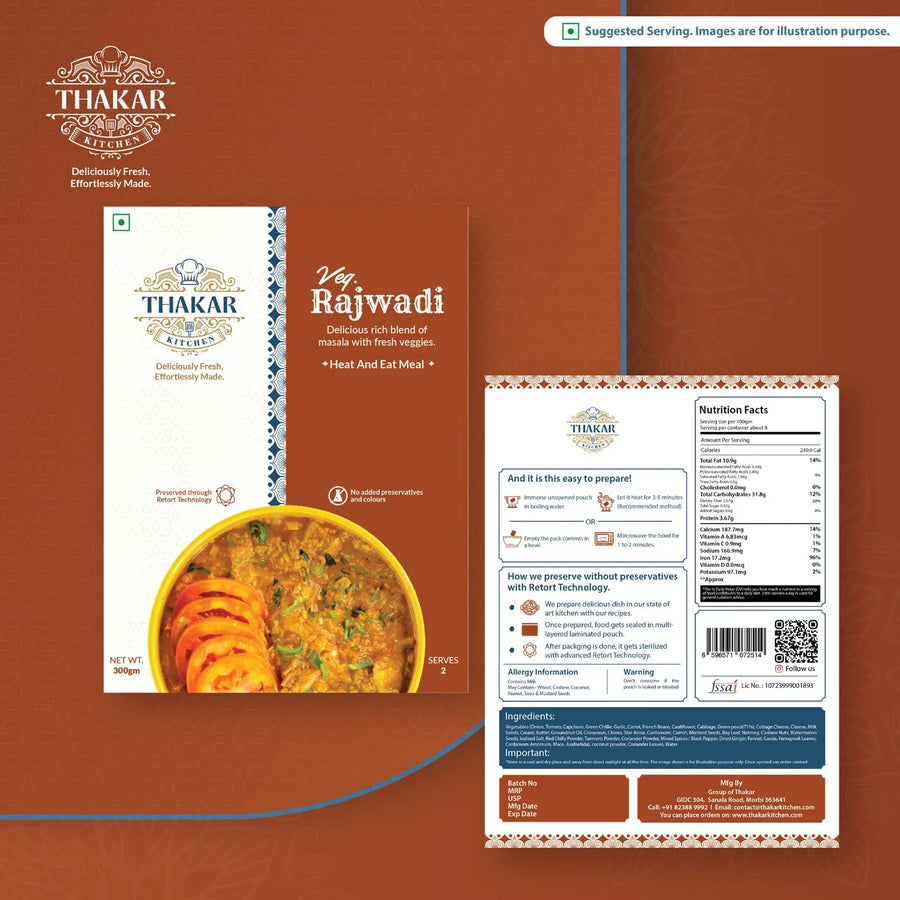 Veg Rajwadi, ready-to-eat North Indian dish by Thakar Kitchen (4 of 4)