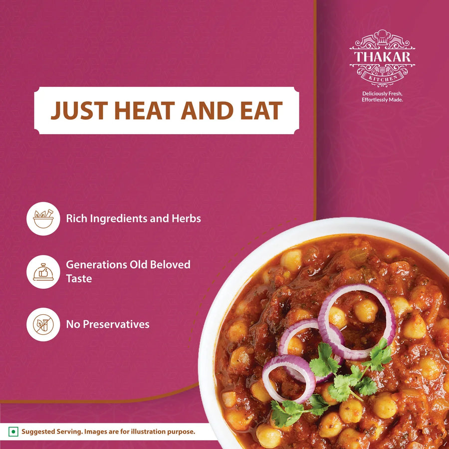 Punjabi Chole, ready-to-eat North Indian dish by Thakar Kitchen (2 of 4)