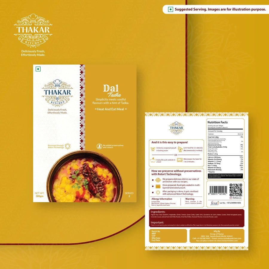 Dal Tadka, ready-to-eat North Indian dish by Thakar Kitchen (4 of 4)