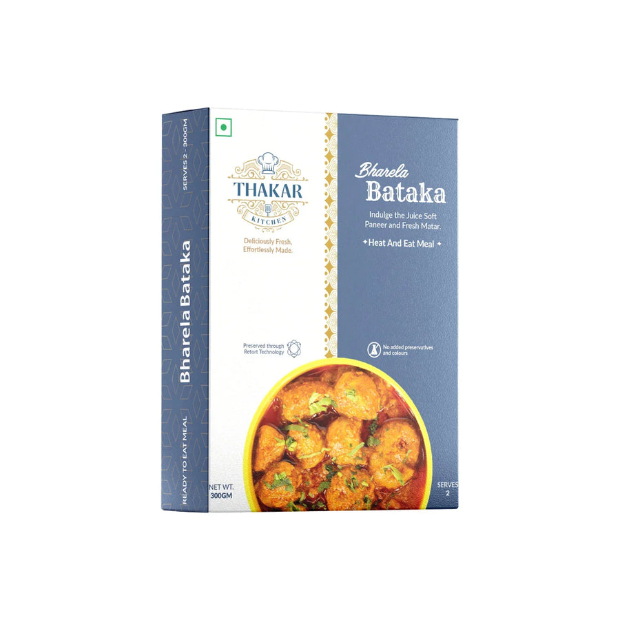 Bharela Bateka, ready-to-eat Gujarati dish by Thakar Kitchen