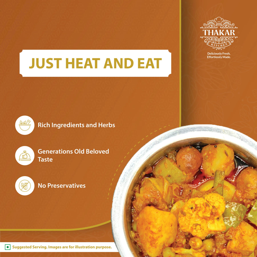 Rajwadi Undhiyu, ready-to-eat Gujarati dish by Thakar Kitchen (4 of 6)