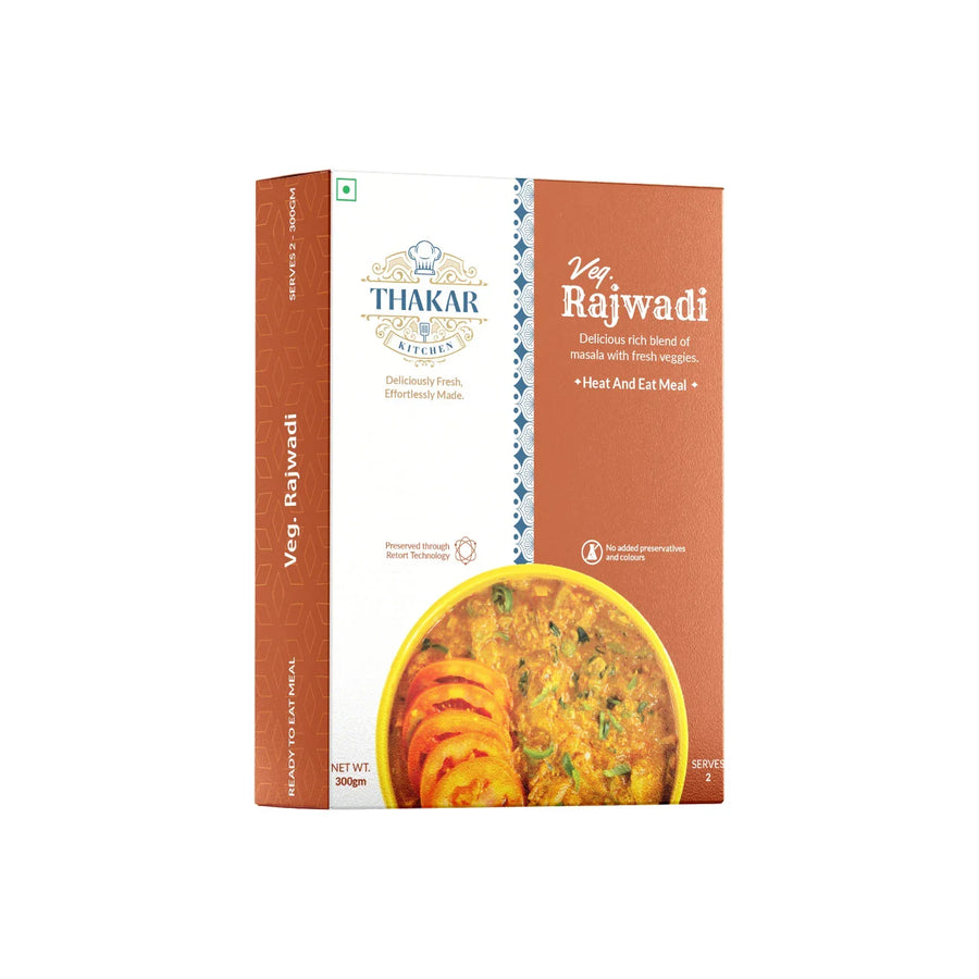 Veg Rajwadi, ready-to-eat North Indian dish by Thakar Kitchen