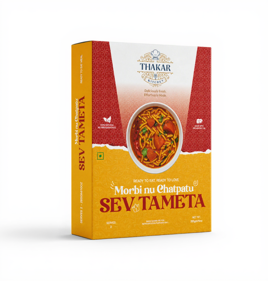 Sev Tameta, ready-to-eat Gujarati dish by Thakar Kitchen