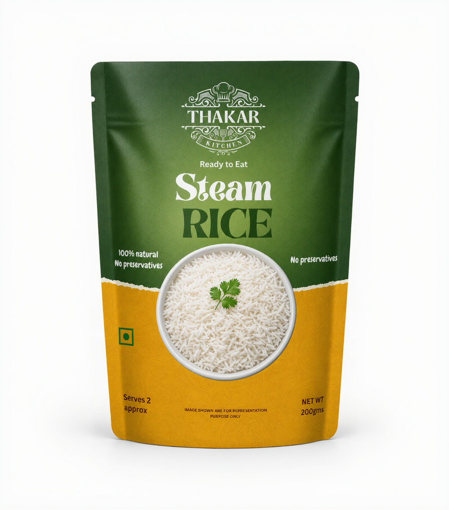 Steam Rice, ready-to-eat rice by Thakar Kitchen